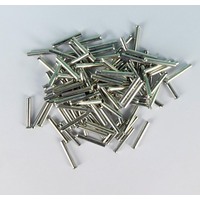 UBL075 Boot Lace Pin Ferrule Uninsulated 0.75x8mm 100 Pack