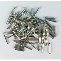 UBL010 Boot Lace Pin Ferrule Uninsulated 1.0x8mm 100 Pack