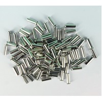 UBL025 Boot Lace Pin Ferrule Uninsulated 2.5x8mm 100 Pack