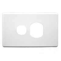 Clipsal CLIC2015CWE Classic Series Single Power Point Cover Only - White