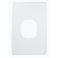 Clipsal CLIC2031/45CWE Classic Series 1 Gang Light Switch Vertical Replacement Cover - White