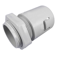 CAD32GY 32mm Corrugated Electrical Conduit Clip Adapter Fitting PVC