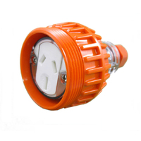 GEN3 SCO1PH15 15A 3 Pin Flat Industrial Electrical Weatherproof Extension Socket Orange
