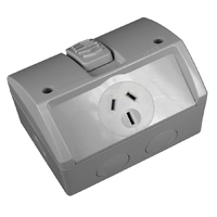 GEN3 WPGP01-15 Single Weather Protected Power Point Outlet 15A IP53