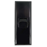 AS1/B Powerclip 1 Gang ARCHITRAVE Light Switch 10 Amp Black