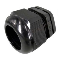 TESTGN40 40mm Nylon Cable Gland Glands Electrical IP68 Waterproof Black