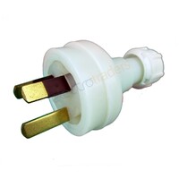 EP/W Three Pin Extension Plug 250 Volt 10 Amp - White
