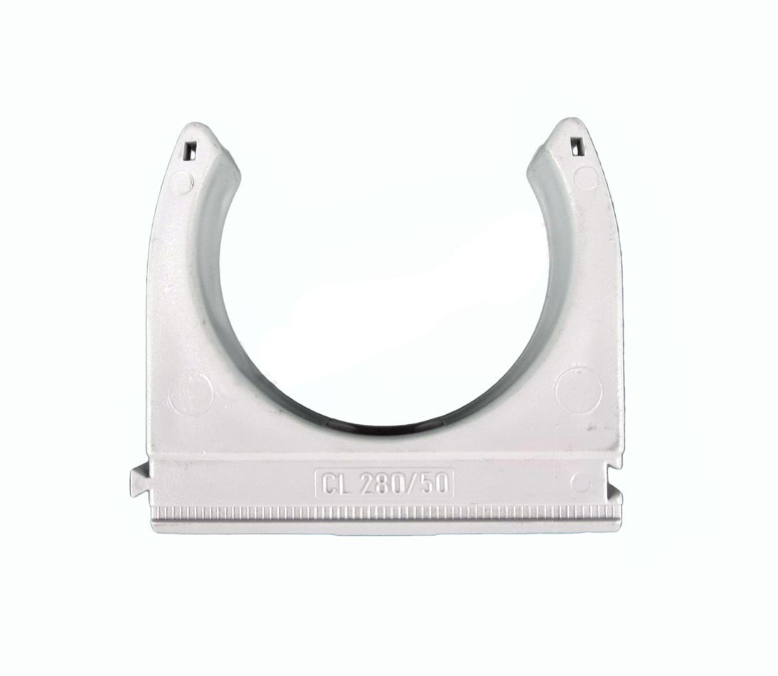 Clipsal 280/50 50mm Conduit Clip Fitting PVC Grey