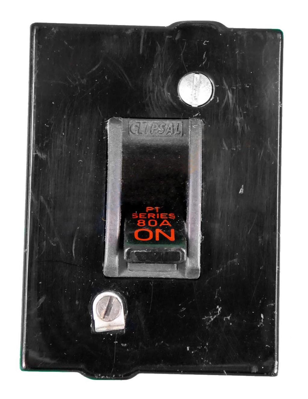 Clipsal PT80 Three Pole 80 Amp Main Switch Back Wired USED