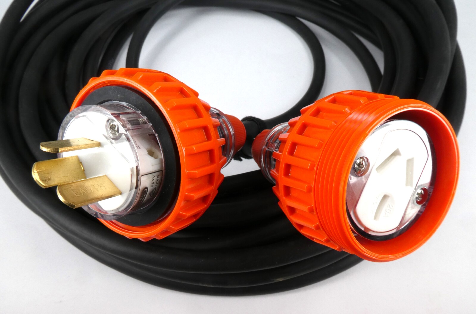 Single Phase Extension Lead 3 Pin Flat 20 Amp Heavy Duty 10 Metres