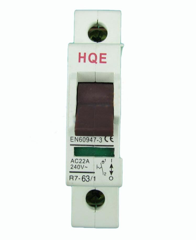 Single Pole 63 Amp Main Switch R7 63/1 HQE