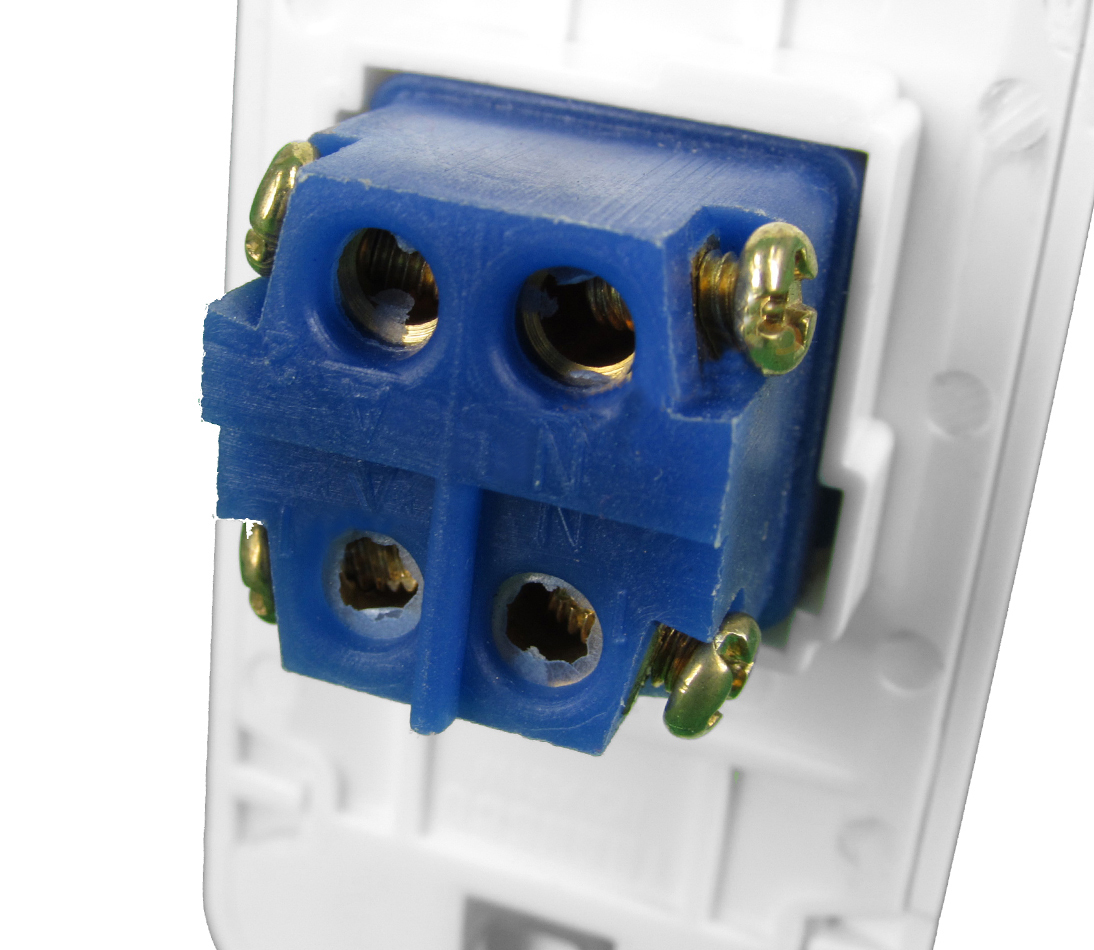 1 Gang ARCHITRAVE Light Switch Wafer Slimline Double Pole Caravan RV