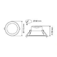 Product image thumbnail for SKU saldimled9065w