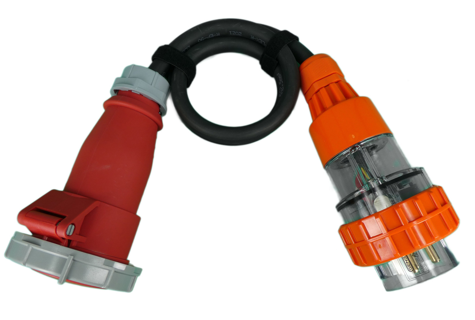 Adapter Lead 5 Pin 20 Amp Australian Plug to 5 Pin 16 Amp Cee Form Socket