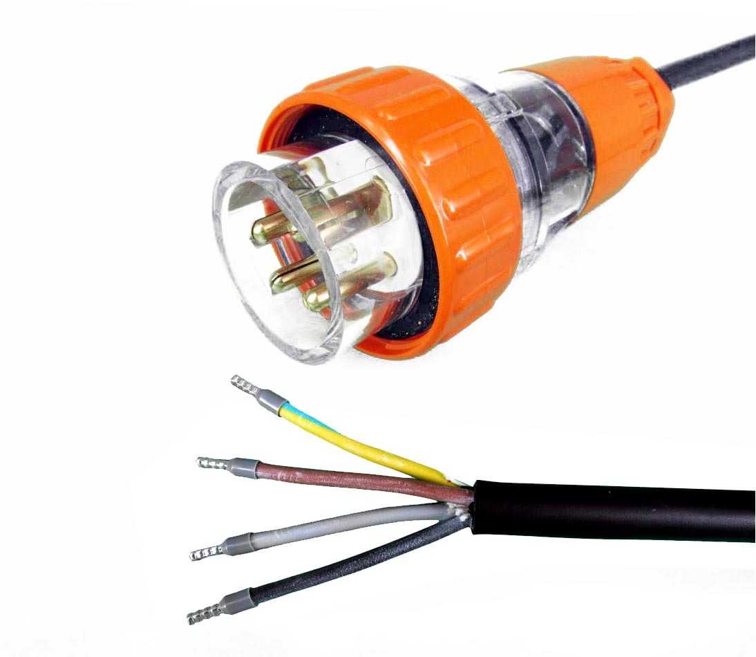 3 Phase Electrical Appliance Lead 20m Long, 3 Phase Plug Wiring Diagram Australia