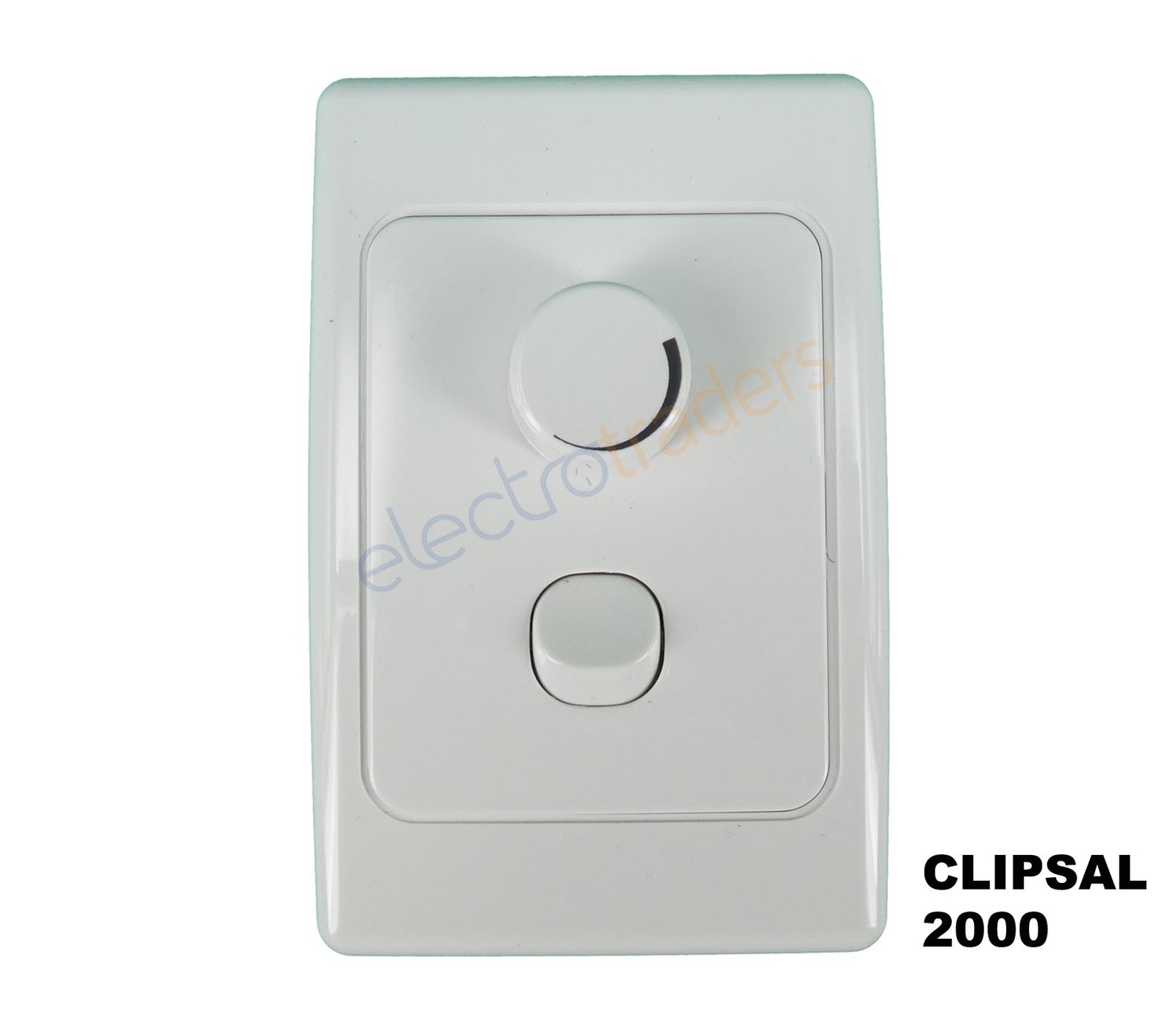 Clipsal 2032E450L Leading Edge Light Dimmer with Switch 2000 Series