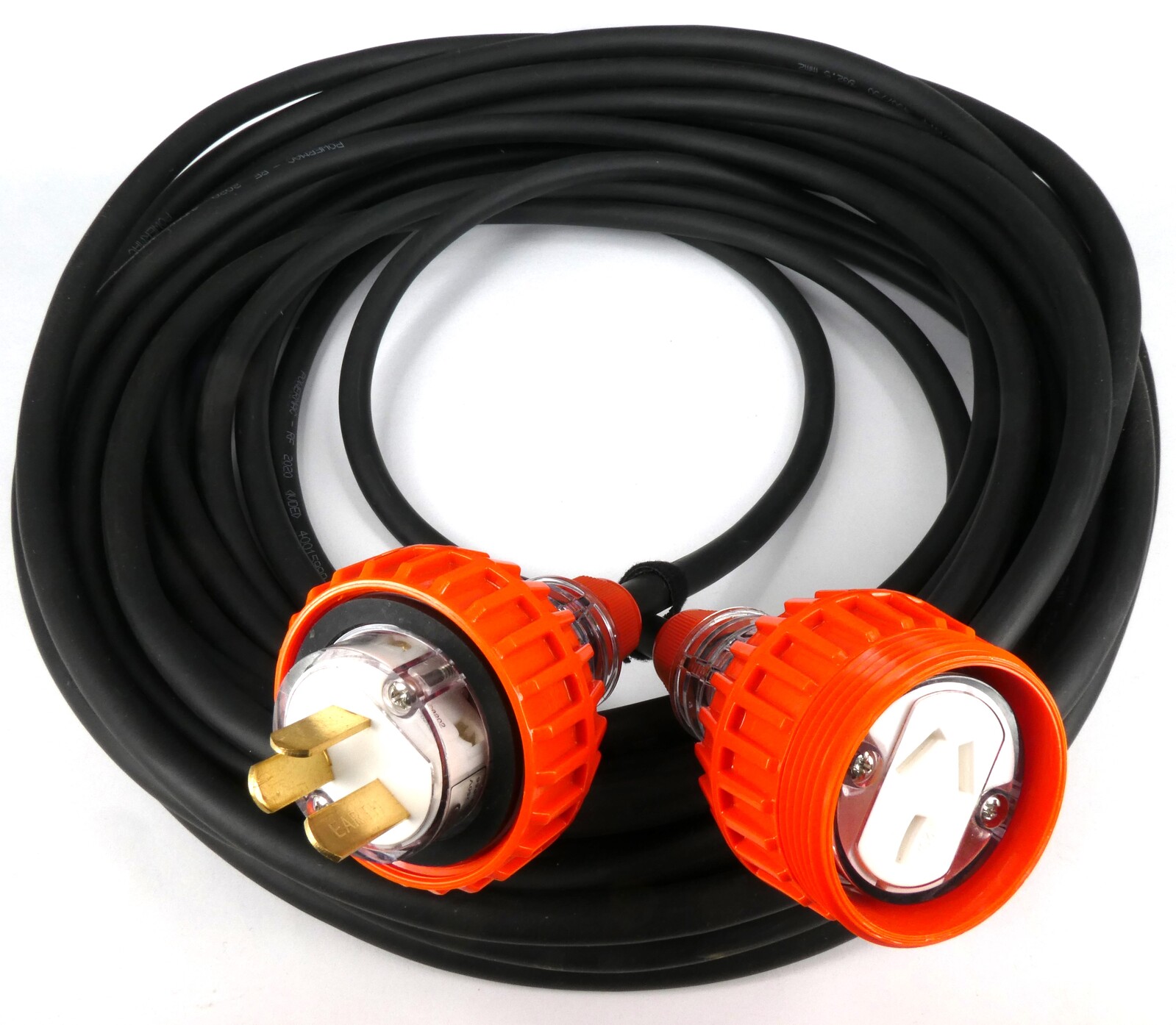 Single Phase Extension Lead 3 Pin Flat 20 Amp Heavy Duty 10 Metres