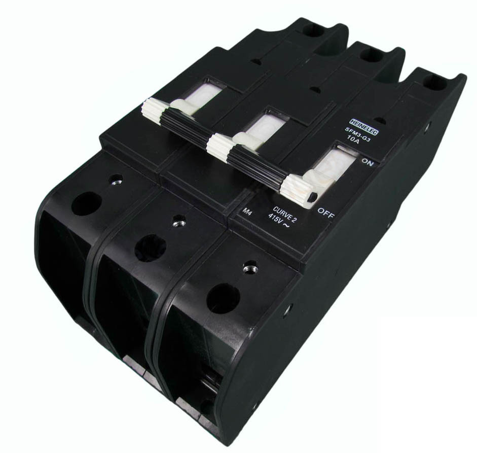 Heinemann SFM3G3 C2 10A 3 Pole 240V / 415V Curve 2 Circuit Breaker