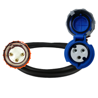 Adapter Lead 3 Pin 32 Amp Australian Plug to 3 Pin 32 Amp CEE Form Socket Three Phase