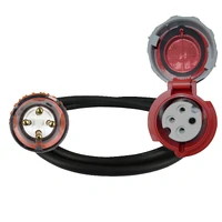 Adapter Lead 4 Pin 32 Amp Australian Plug to 4 Pin 32 Amp Reefer Socket Three Phase