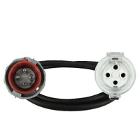 Adapter Lead 4 Pin 32 Amp Reefer Plug to 4 Pin 32 Amp Australian Socket Three Phase