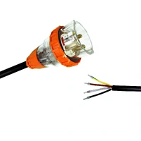 Appliance Lead 4 Pin 50 Amp Round Three Phase