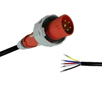 Appliance Lead 5 Pin 16 Amp CEE Form (IEC 60309) Three Phase