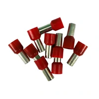BL350L 35.0mm² Insulated Bootlace Ferrule 25mm Red — Pack of 20