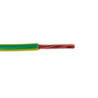 4mm Building Wire Green/Yellow Per Metre