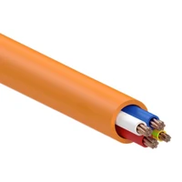 Orange Circular Building Cable 3 Core and Earth (4G) 6mm