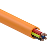 Orange Circular Building Cable 4 Core and Earth (5G) 4mm