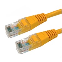 CABAC PL5EYL2 2 Metre Computer Network Yellow Cat 5e Patch Lead