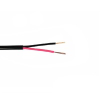 2mm Auto Cable Twin Sheath Red Black 2 Core Per Metre