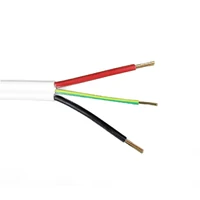 1.5mm Twin and Earth TPS Electrical Cable White 2C+E 450/750V PVC/PVC 7/0.5