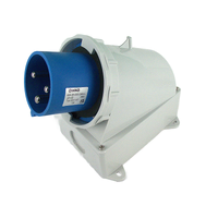 CEE FORM QX1107 3 Pin 63 Amp Appliance Inlet IEC309 IP67
