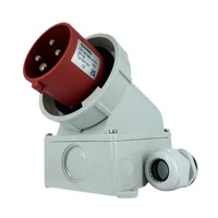 QIXING QX1007 CEE Form 4 Pin 32A Appliance Inlet IEC 60309 IP67