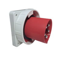 CEE FORM 5 Pin 125 Amp Panel Mount Appliance Inlet IEC309 IP67 QX1983