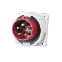 CEE FORM 5 Pin 032 Amp Panel Mount Appliance Inlet IEC309 IP67 QX834