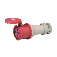 CEE Form 4 Pin 063 Amp Extension Socket IP67 IEC 309 QX1117