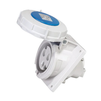 CEE FORM QX1502 3 Pin 32 Amp Socket Panel Mount Angle