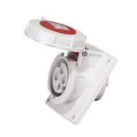 CEE FORM QX1506 4 Pin 32 Amp Socket Panel Mount Angle