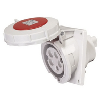 CEE FORM QX1551 5 Pin 32 Amp Socket Panel Mount Angle