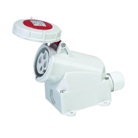 CEE FORM 4 Pin 063 Amp Surface Mounted Socket Outlet IP67 QX132