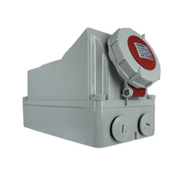 CEE FORM 4 PIN 016 Amp Interlock Switched Socket IEC309 IP67 QX5600