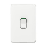 Clipsal Iconic | Cooking Appliance Isolator Switch and Skin | Horizontal/Vertical MountSingle Pole 250V, 45A | Vivid White