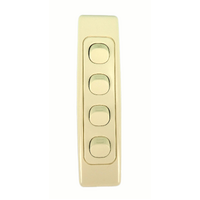 Clipsal 4 Gang Architrave Switch 2034ACM 2000 Series Cream