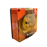 IP66 Clipsal 56 Series - Socket Appliance Inlet - 3 PIN Less Enclosure - Chemical Resistant Orange - 56AI310LE-RO 