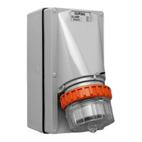 IP66 Clipsal 56 Series - Appliance Inlet - 4 Round PIN, 32A, 500V - Grey