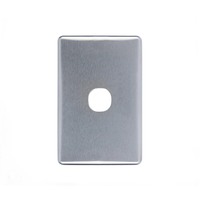 Clipsal Classic C2031C-BA 1 Gang Switch Cover Plate Brushed Aluminium