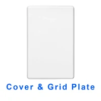 Clipsal C2031VX-WE Blank Grid Plate & Cover | Classic C2000 Vertical
